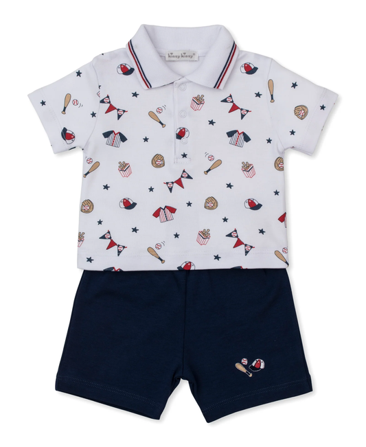 Kissy Kissy Let's Fly Ball Bermuda Set - Persnickety Shop