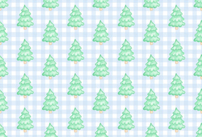James & Lottie – Gingham Christmas Tree Lounge Collection BOY 2 Piece Jammies (Copy) - Persnickety Shop