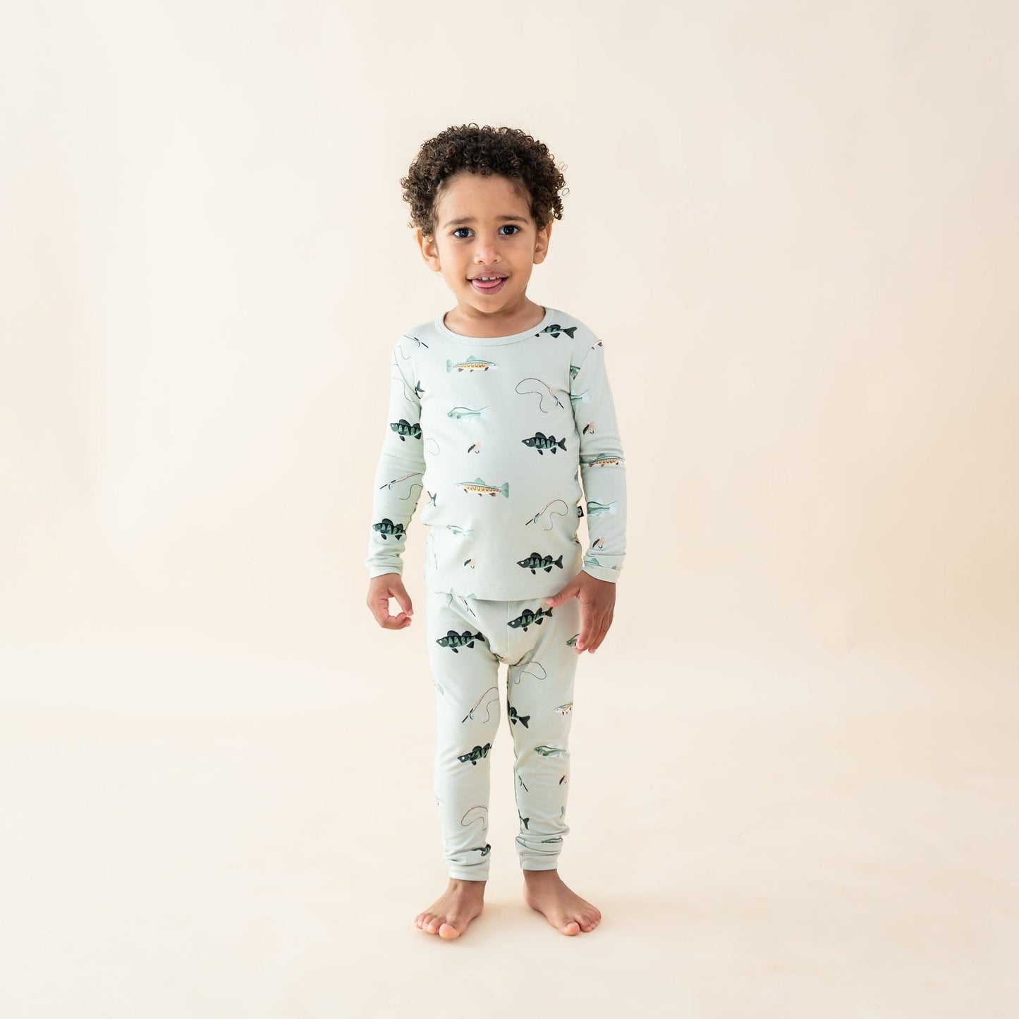KyteLong Sleeve Pajamas in Fishing - Persnickety Shop
