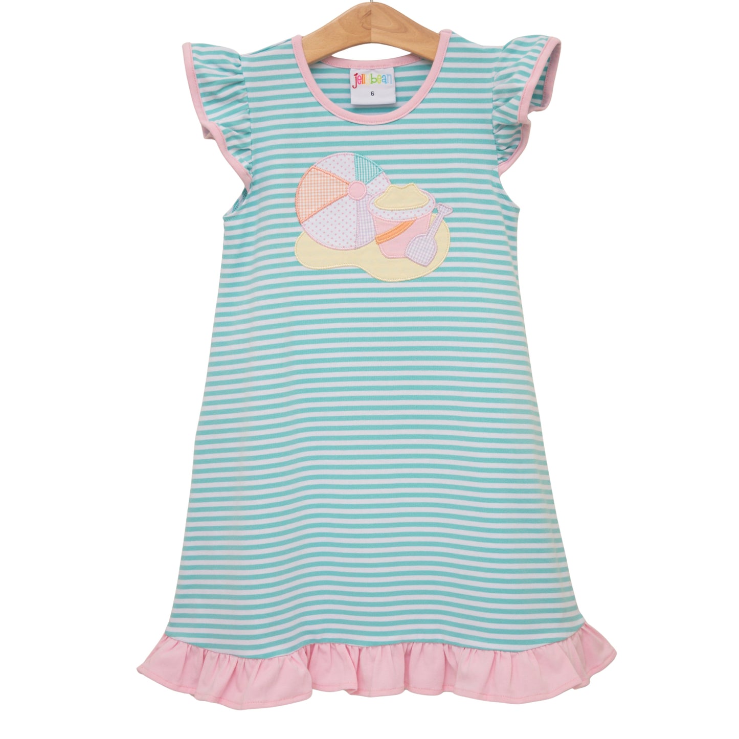 Jellybean Beach Days Flutter Dress - Persnickety Shop
