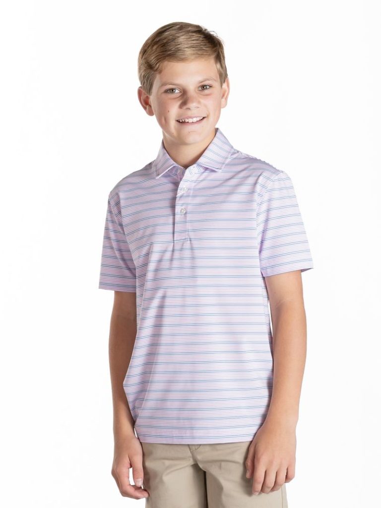 Simply Southern Boy Polo Stripe- Patriotic - Persnickety Shop