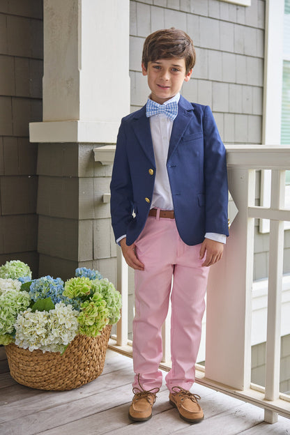 Little English Classic Wool Blazer - Navy