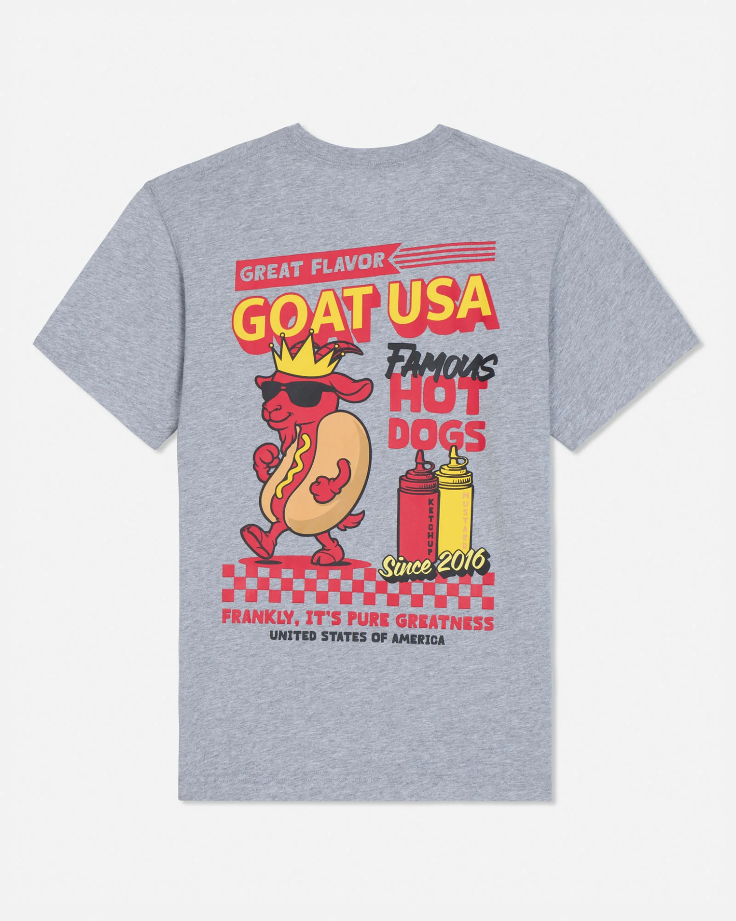 GOAT USA Kids' Famous Hot Dogs T-Shirt - Persnickety Shop