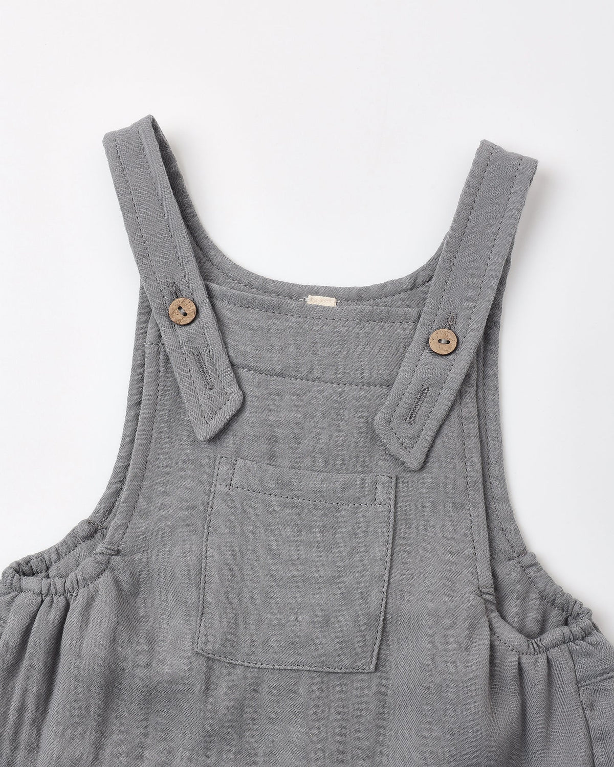 QUINCY MAE BABY OVERALL SLATE