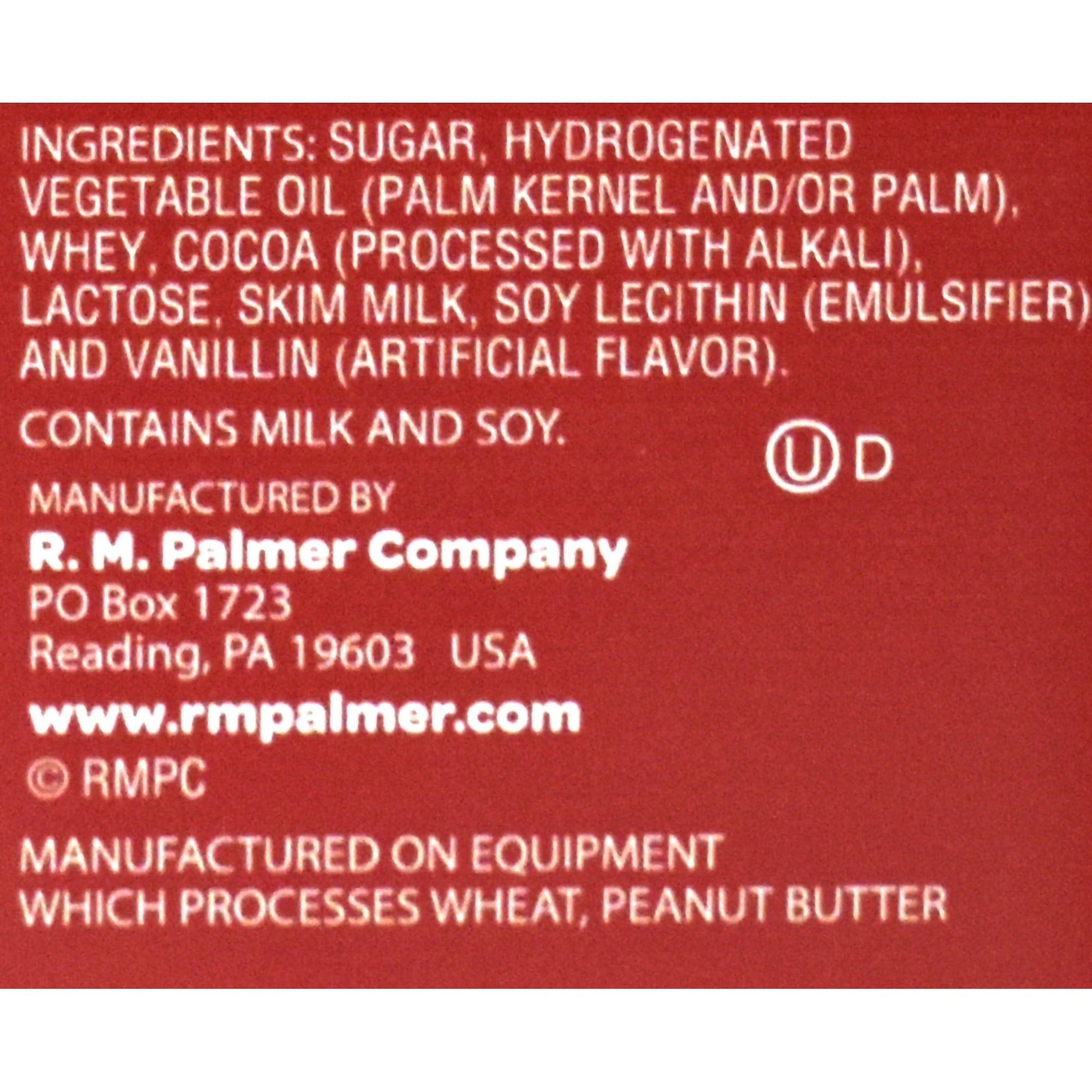 R.M. Palmer Holiday Stirring Spoons, Milk Chocolate Flavor, 4 Count