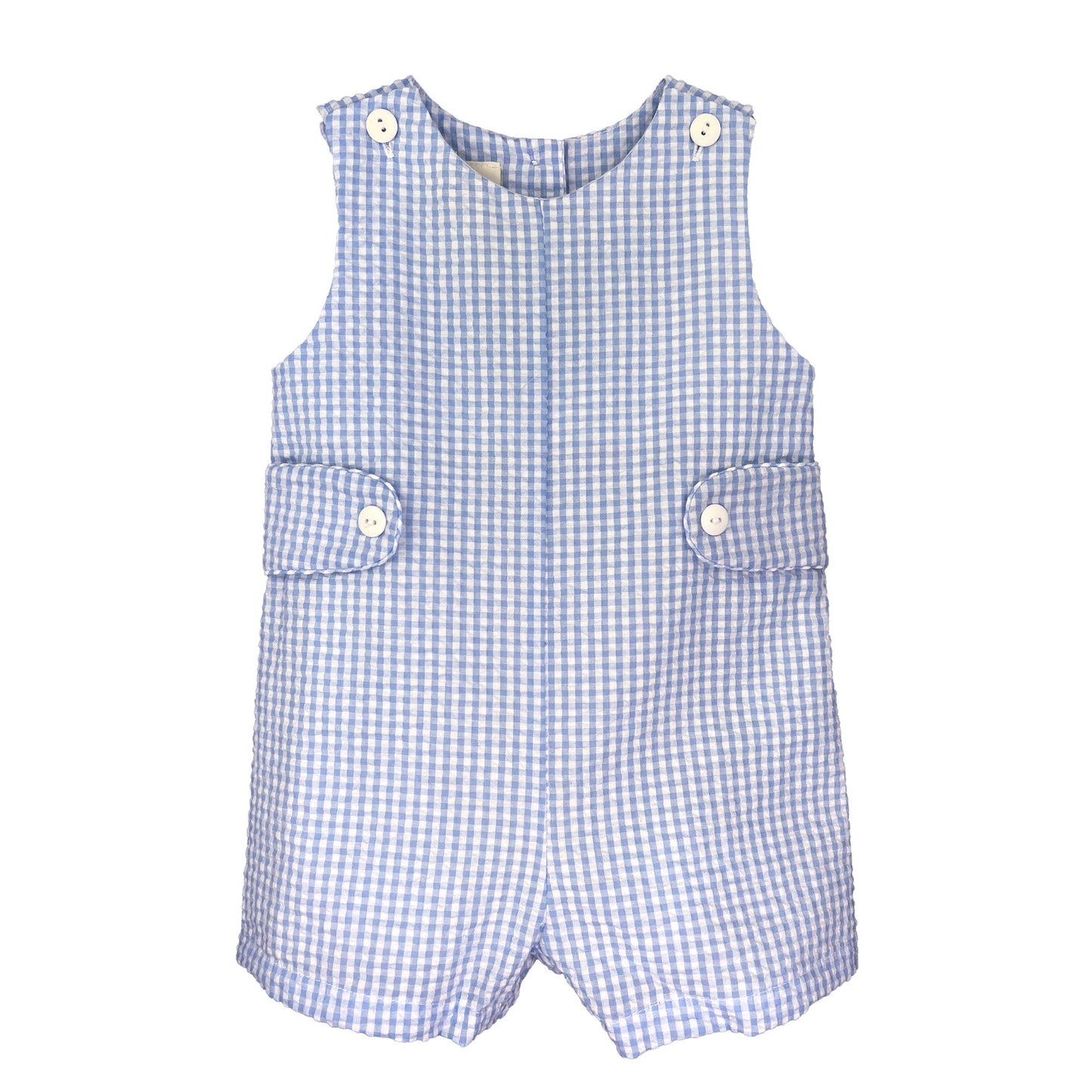 Petit Ami Monogram-Able Sunsuit with Side Tabs