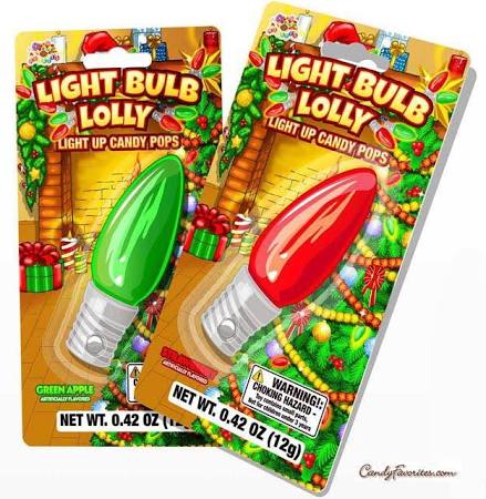 Holiday Light Bulb Lolly – Light-Up Christmas Candy - Persnickety Shop