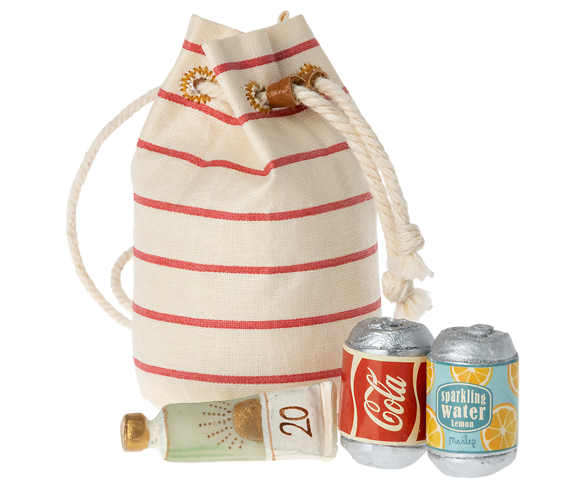 Maileg Bag with Beach Essentials, Mouse - Persnickety Shop