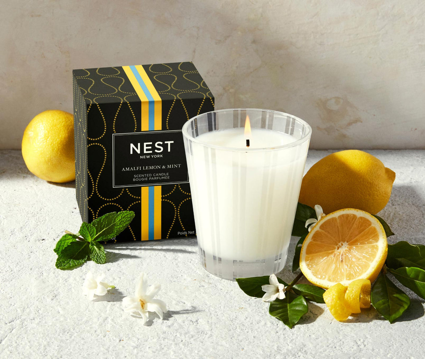 Amalfi Lemon & Mint Classic Candle 8.1 OZ