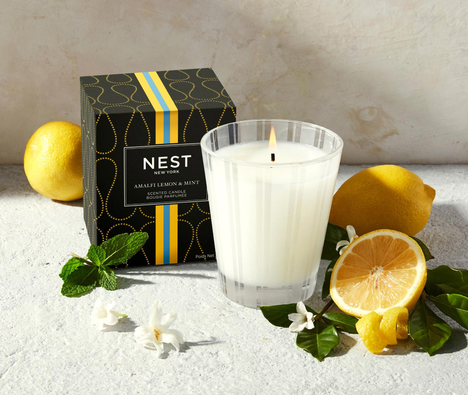 Amalfi Lemon & Mint Classic Candle 8.1 OZ