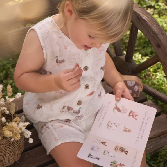 LITTLE FRIENDS ON THE FARM BOARD BOOK