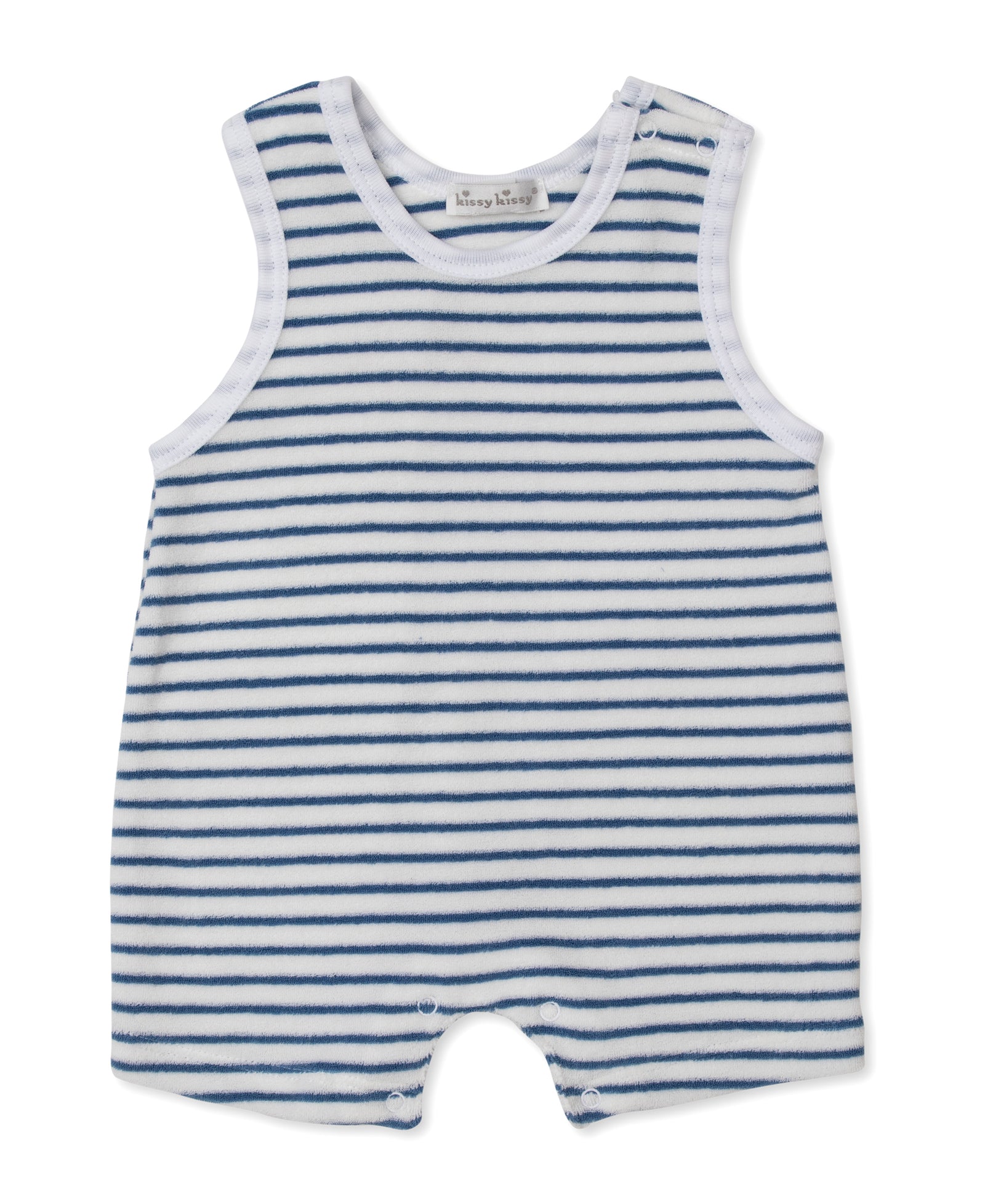 Kissy Kissy Ocean Antics Blue Terry Playsuit - Persnickety Shop