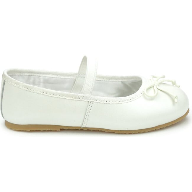 L'Amour Alia Ballerina Flat, Pearl White - Persnickety Shop