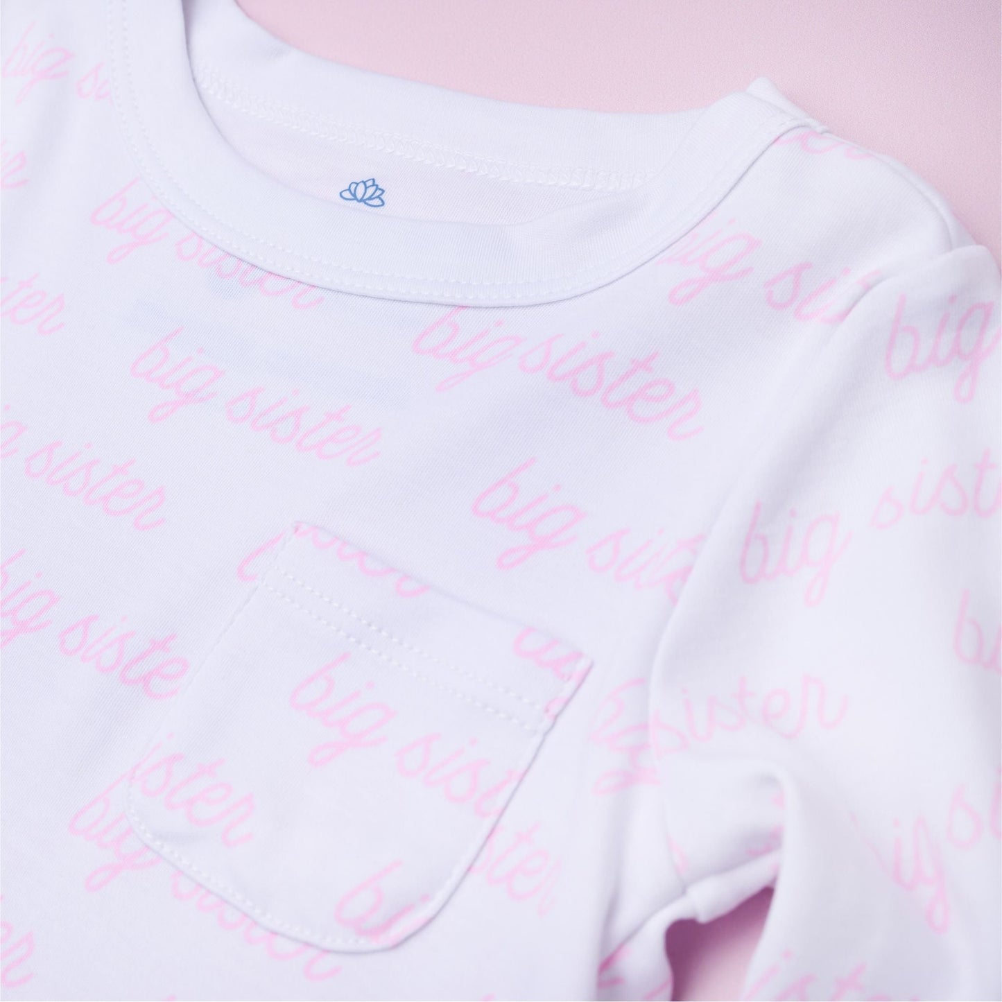 Magnolia Baby Big Sister Print Long Sleeve Nightdress - Persnickety Shop