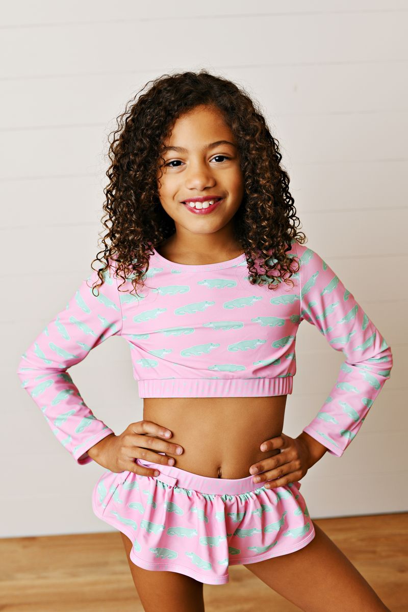 Swoon Pink Gator Bikini - Persnickety Shop