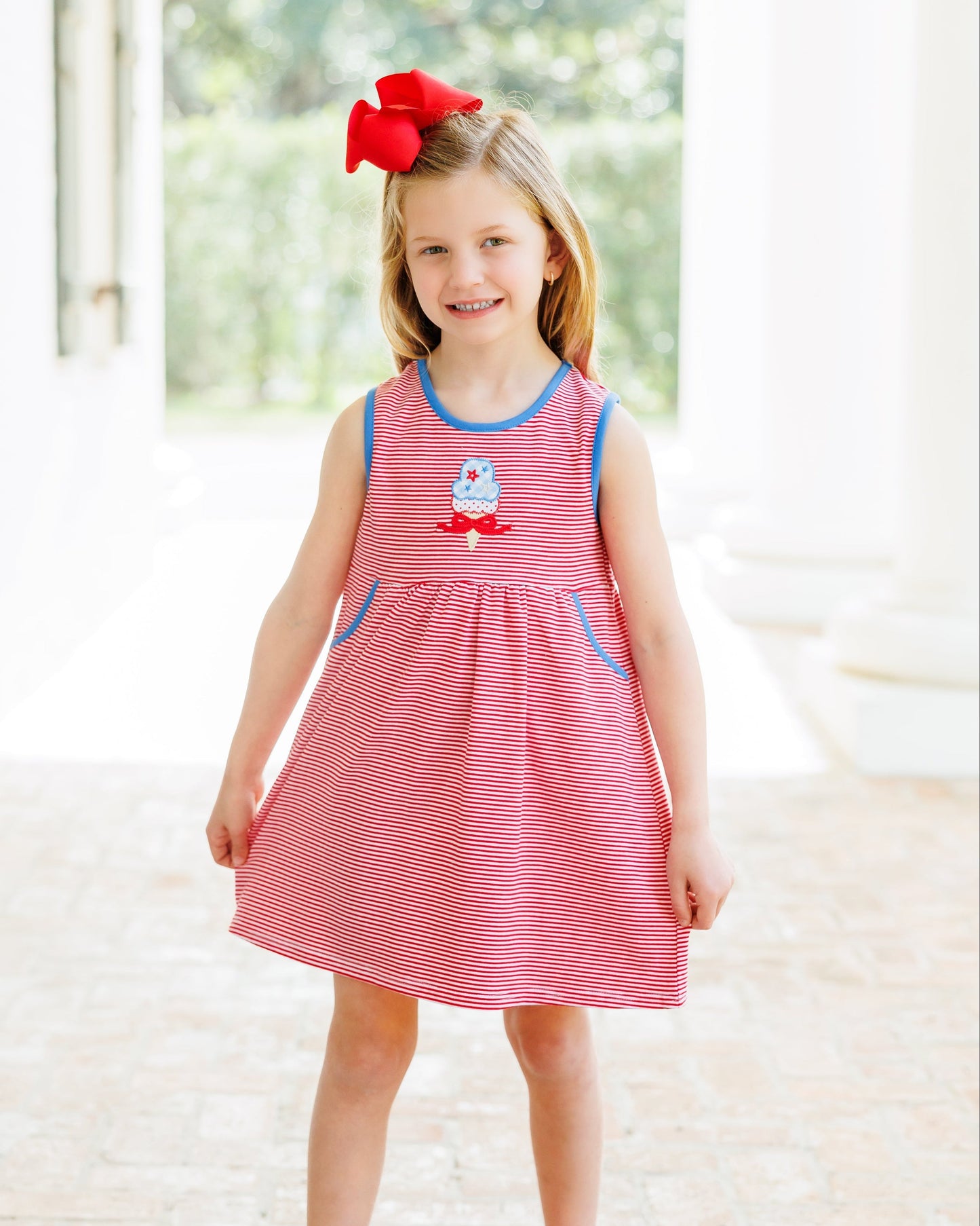 Jellybean All American Scoops Pocket Dress