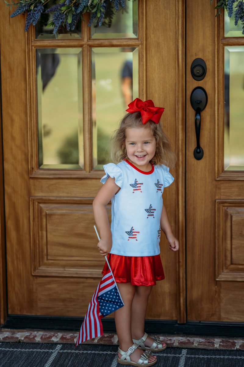 Sparkle Stars Applique Tank Dress - Persnickety Shop