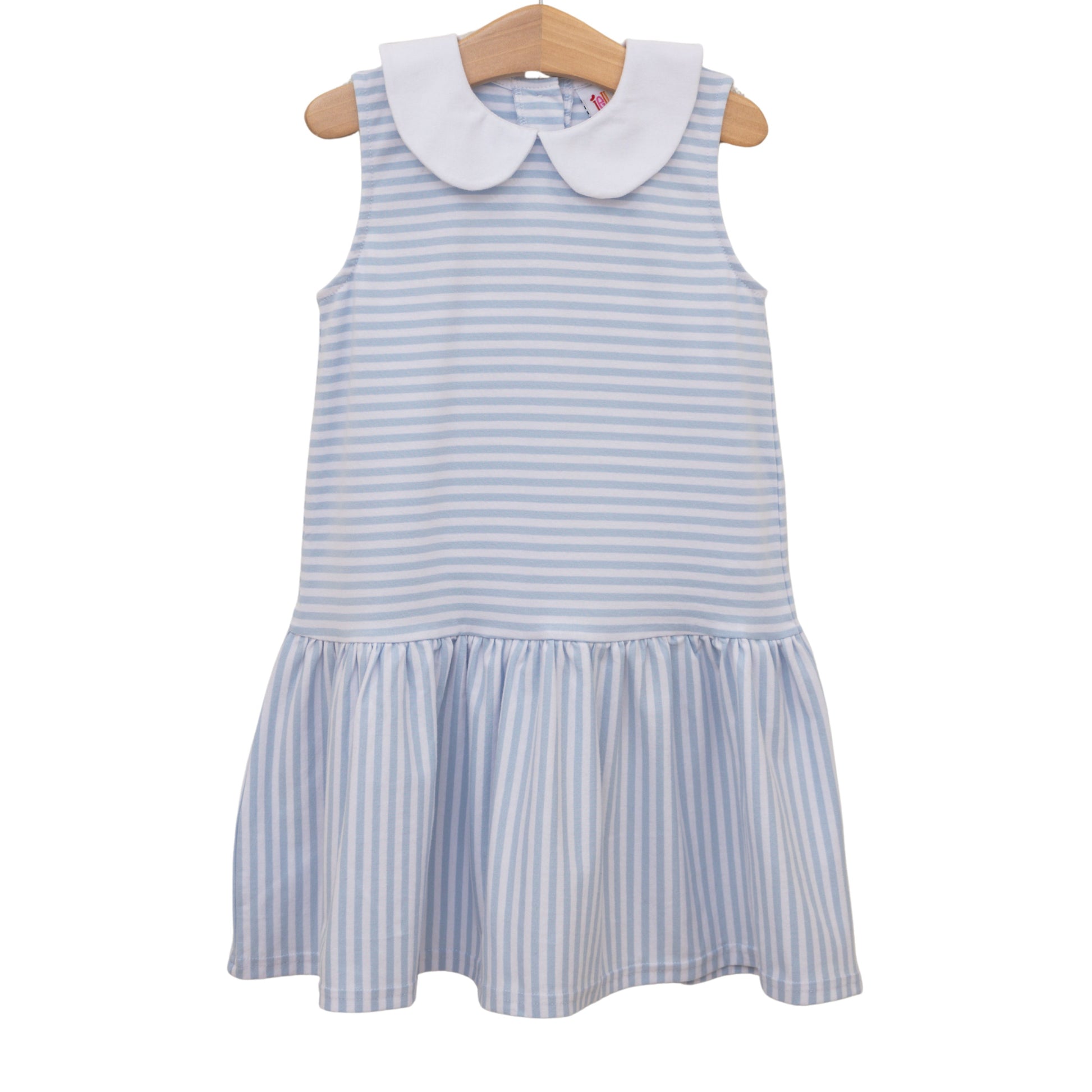 Jellybean Georgia Dress- Light Blue Medium Stripe - Persnickety Shop
