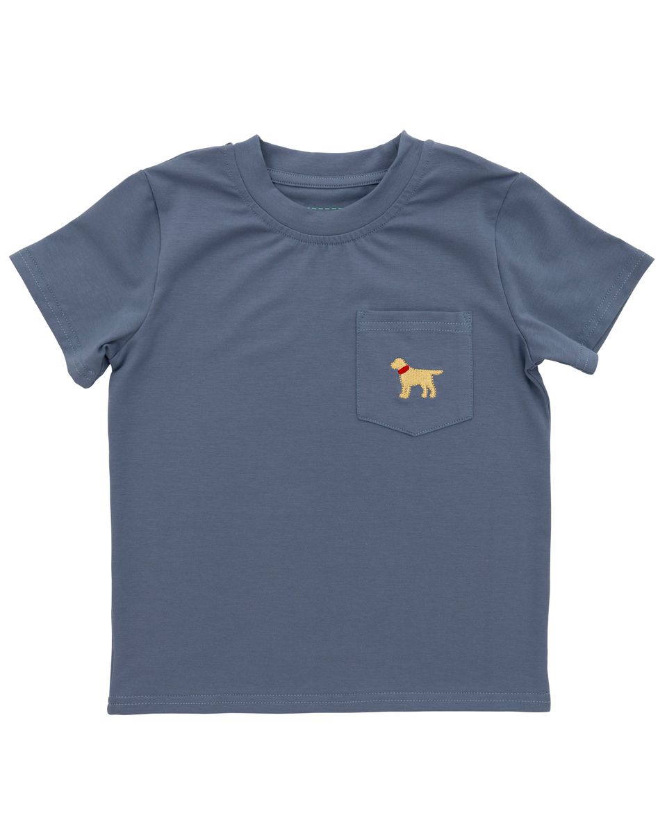 Boy Pocket Tee- Dog - Persnickety Shop