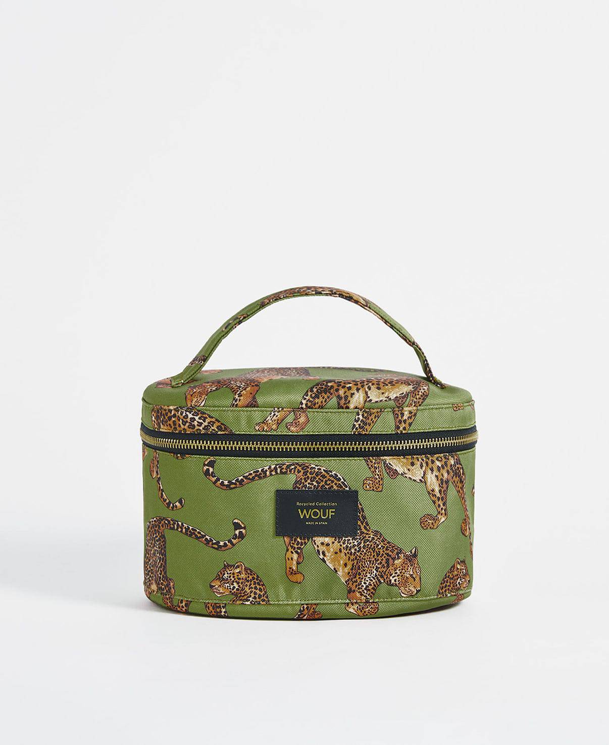 Olive Leopard Vanity Bag - Persnickety Shop