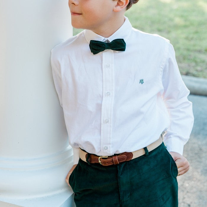 Bailey Boys Roscoe Button Down - White Oxford