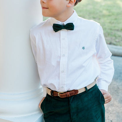 Bailey Boys Roscoe Button Down - White Oxford