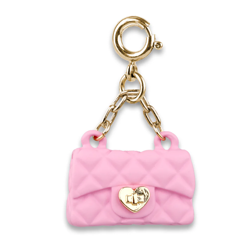 CHARM IT® Gold Pink Purse Charm