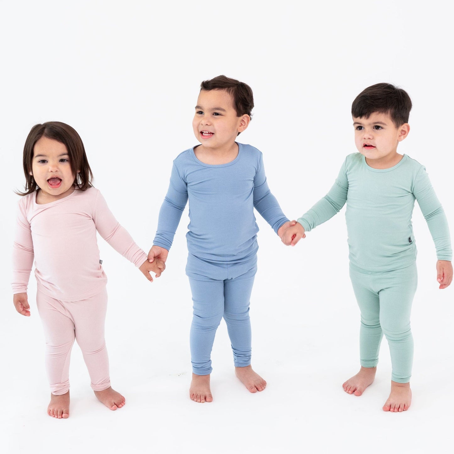 Kyte Long Sleeve Pajamas in Slate - Persnickety Shop