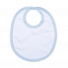 Baby Loren Leo White and Blue Bib - Persnickety Shop