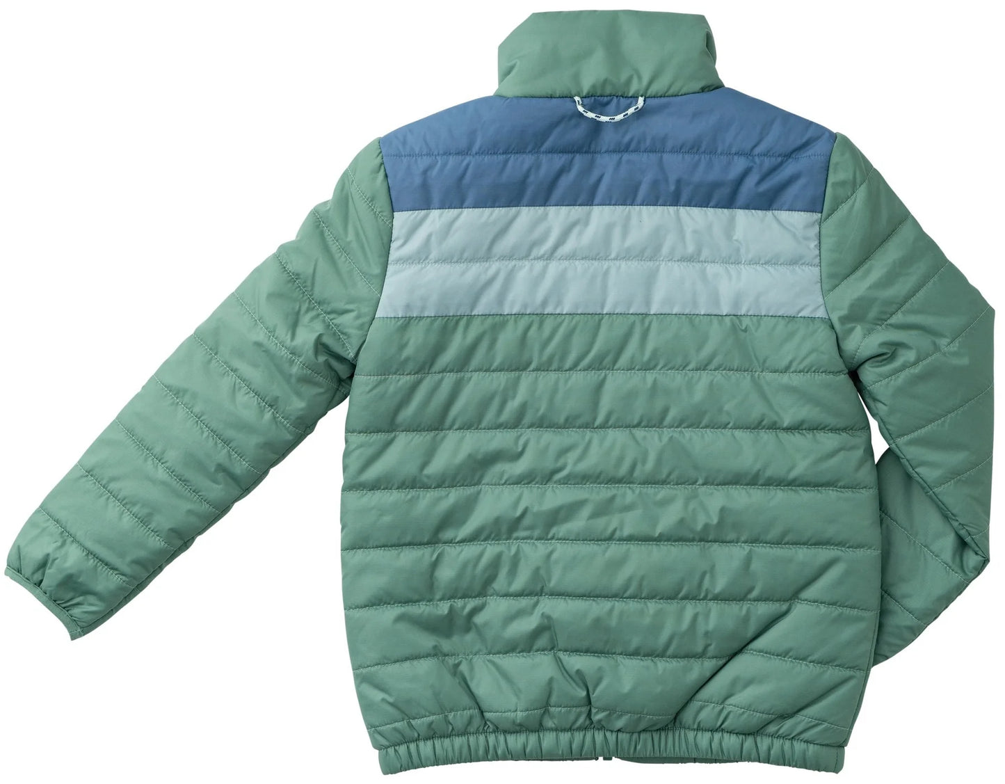 PRODOH Boys Puffer Jacket in Frosty Spruce Colorblock