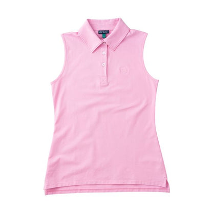 PRE-ORDER - PRODOH Girls' Sleeveless Solid Cotton Polo PF - Pink Frosting - Persnickety Shop