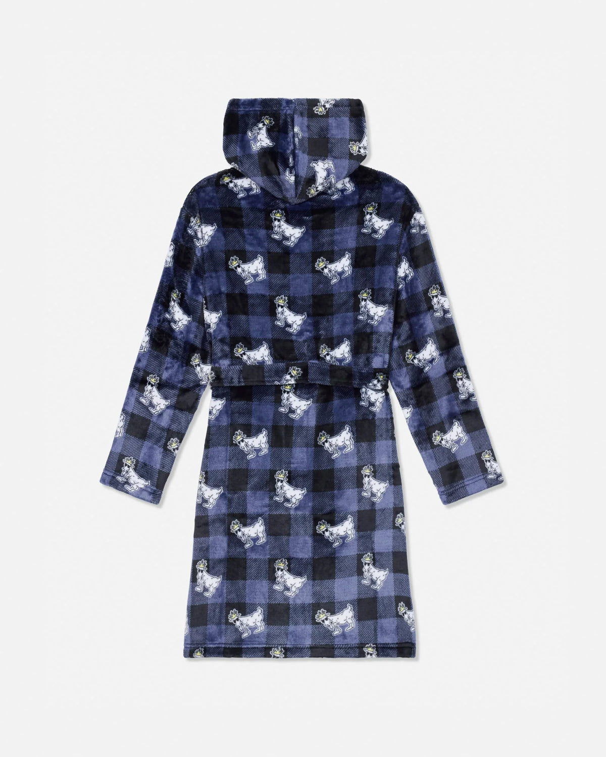 Goat USA Kids' Buffalo Check Bathrobe Navy - Persnickety Shop