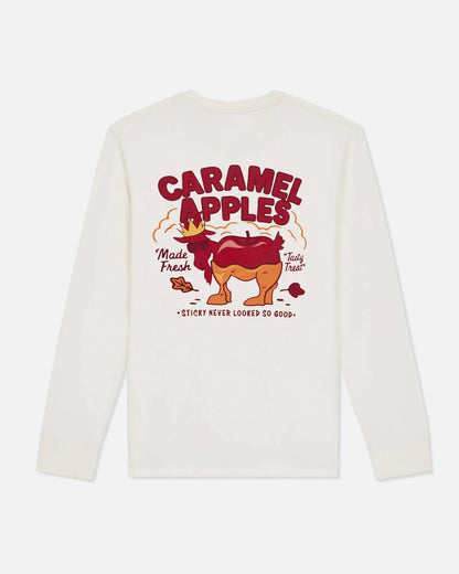 Goat Kids' Caramel Apples Long Sleeve Shirt Bone