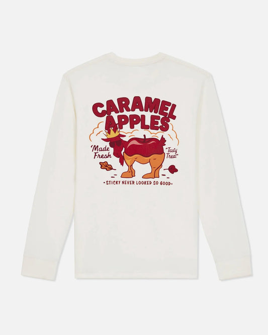 Goat Kids' Caramel Apples Long Sleeve Shirt Bone