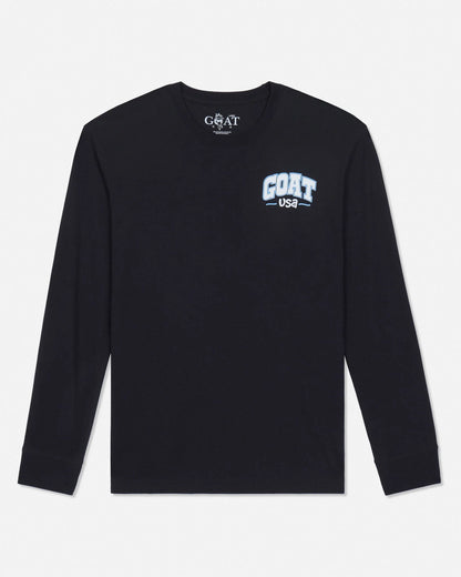 Goat Kids Party at the GOAT Lodge Long Sleeve Tshirt Black - Persnickety Shop
