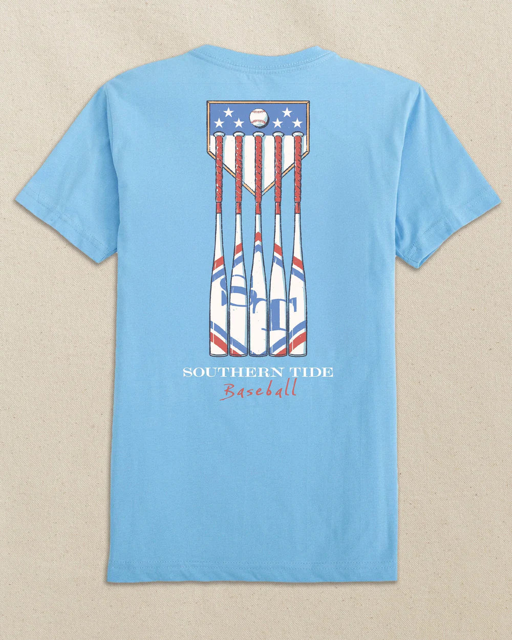 Southern Tide Kids Patriotic Bats Short Sleeve T-Shirt - Persnickety Shop