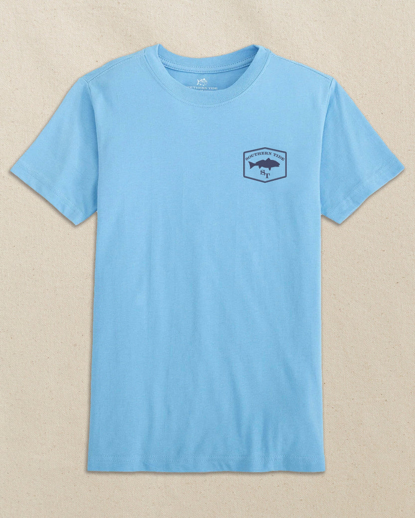 Southern Tide Kids Redfish Short Sleeve T-Shirt Ocean Channel
