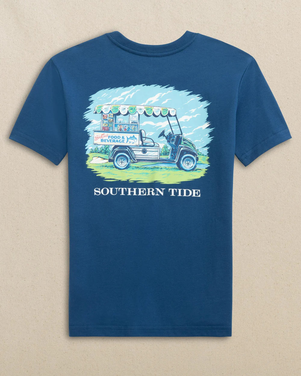 Southern Tide Kids Skipjack Food & Beverage Cart Short Sleeve T-Shirt - Persnickety Shop