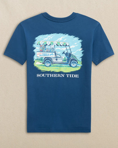 Southern Tide Kids Skipjack Food & Beverage Cart Short Sleeve T-Shirt - Persnickety Shop
