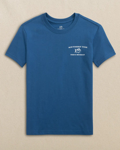 Southern Tide Kids Skipjack Food & Beverage Cart Short Sleeve T-Shirt - Persnickety Shop