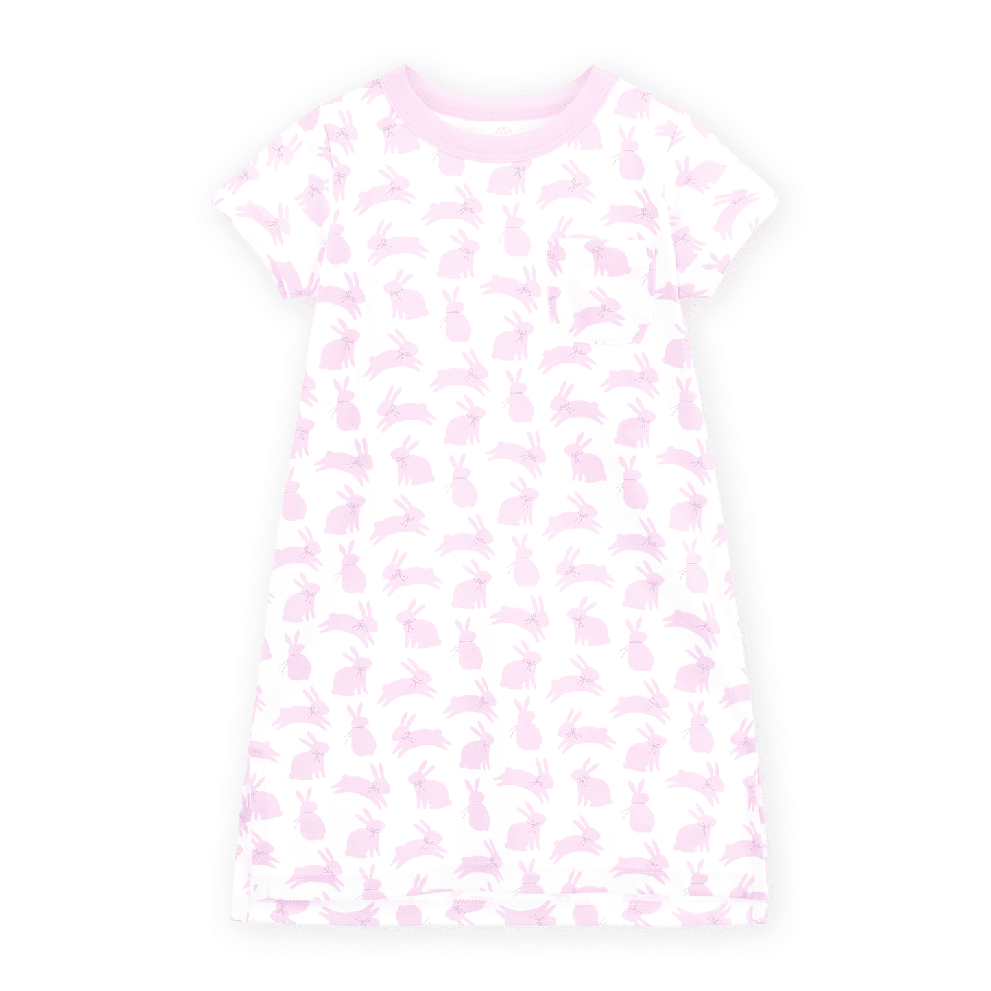 Magnolia Baby Leaping Bunnies Nightdress - Pink - Persnickety Shop