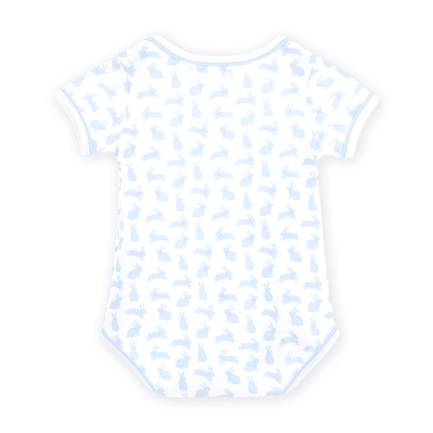 Magnolia Baby Leaping Bunnies Print Bodysuit - Light Blue - Persnickety Shop