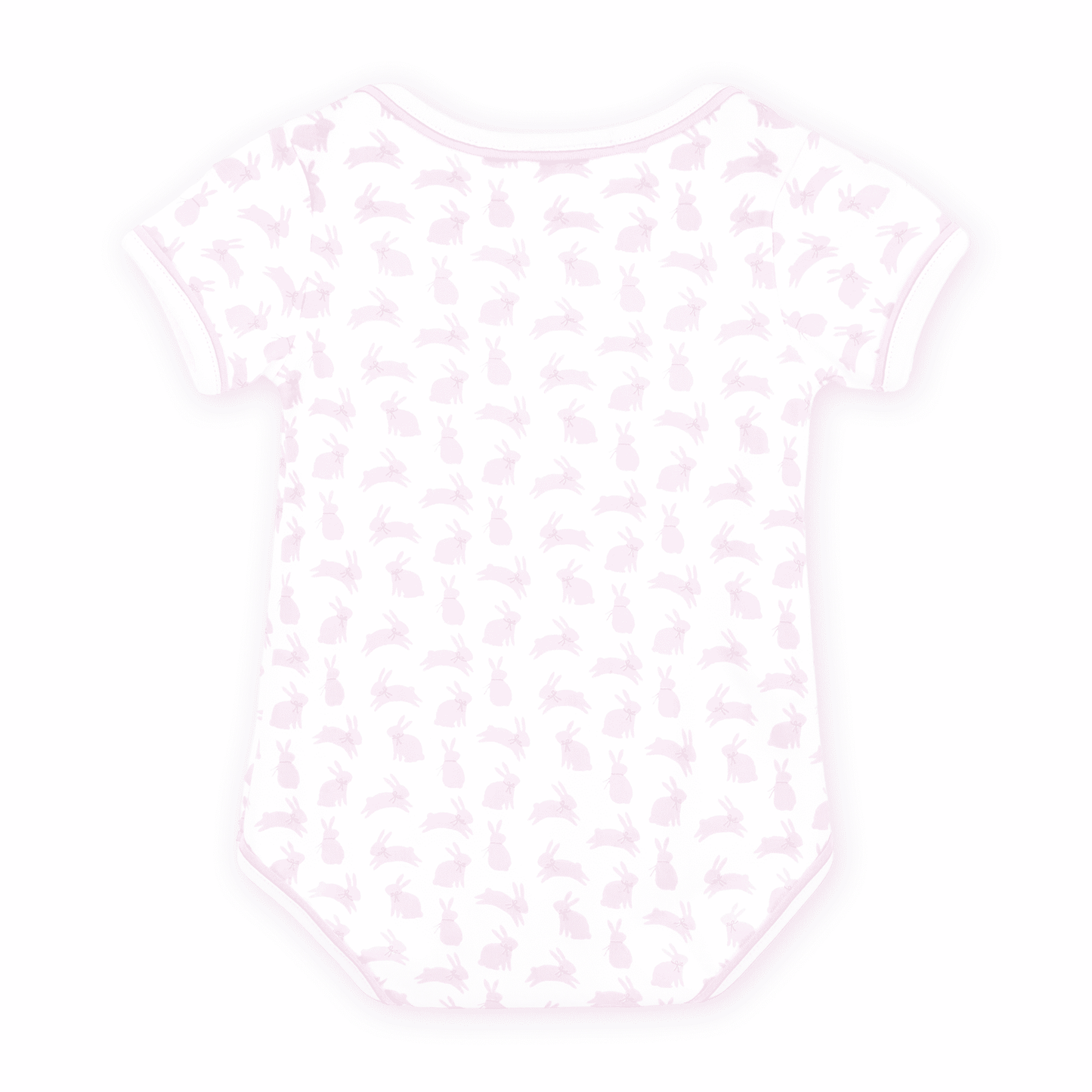 Magnolia Baby Leaping Bunnies Print Bodysuit - Pink - Persnickety Shop