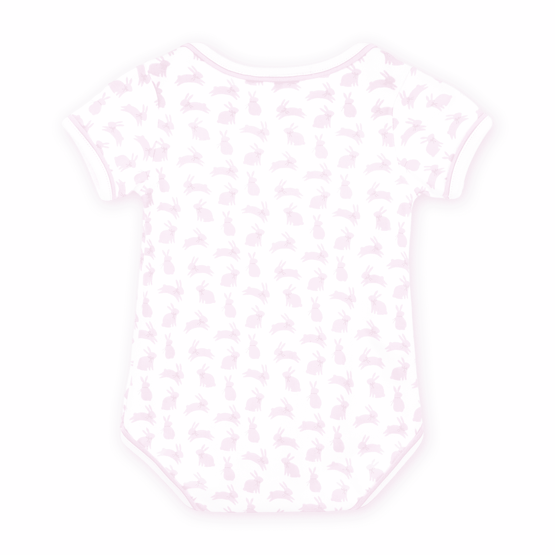 Magnolia Baby Leaping Bunnies Print Bodysuit - Pink - Persnickety Shop