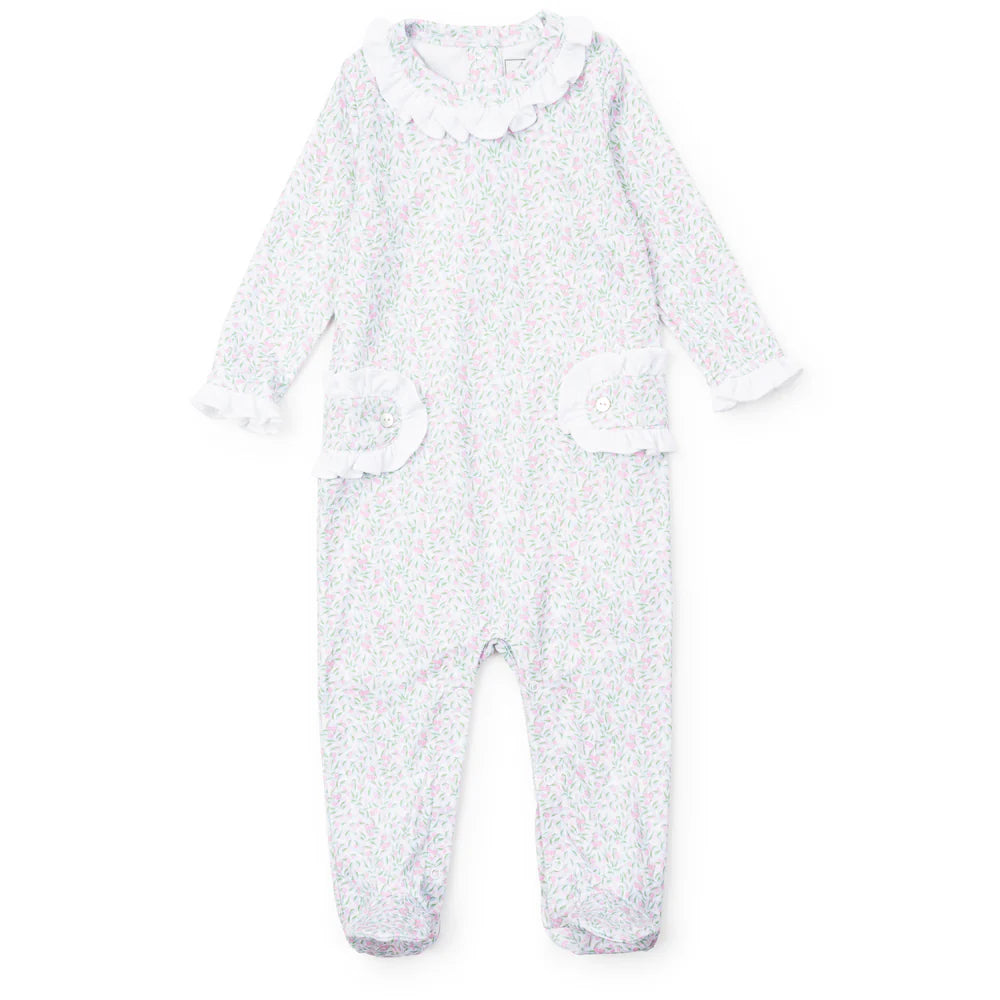 Lila and Hayes Lucy Girls' Romper - Garden Soiree - Persnickety Shop