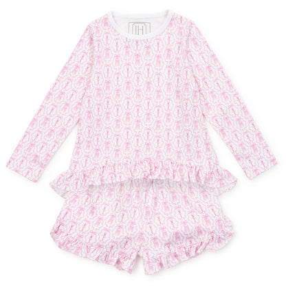 Lila and Hayes Rorie Girls' Short Set - Ballet and Bows