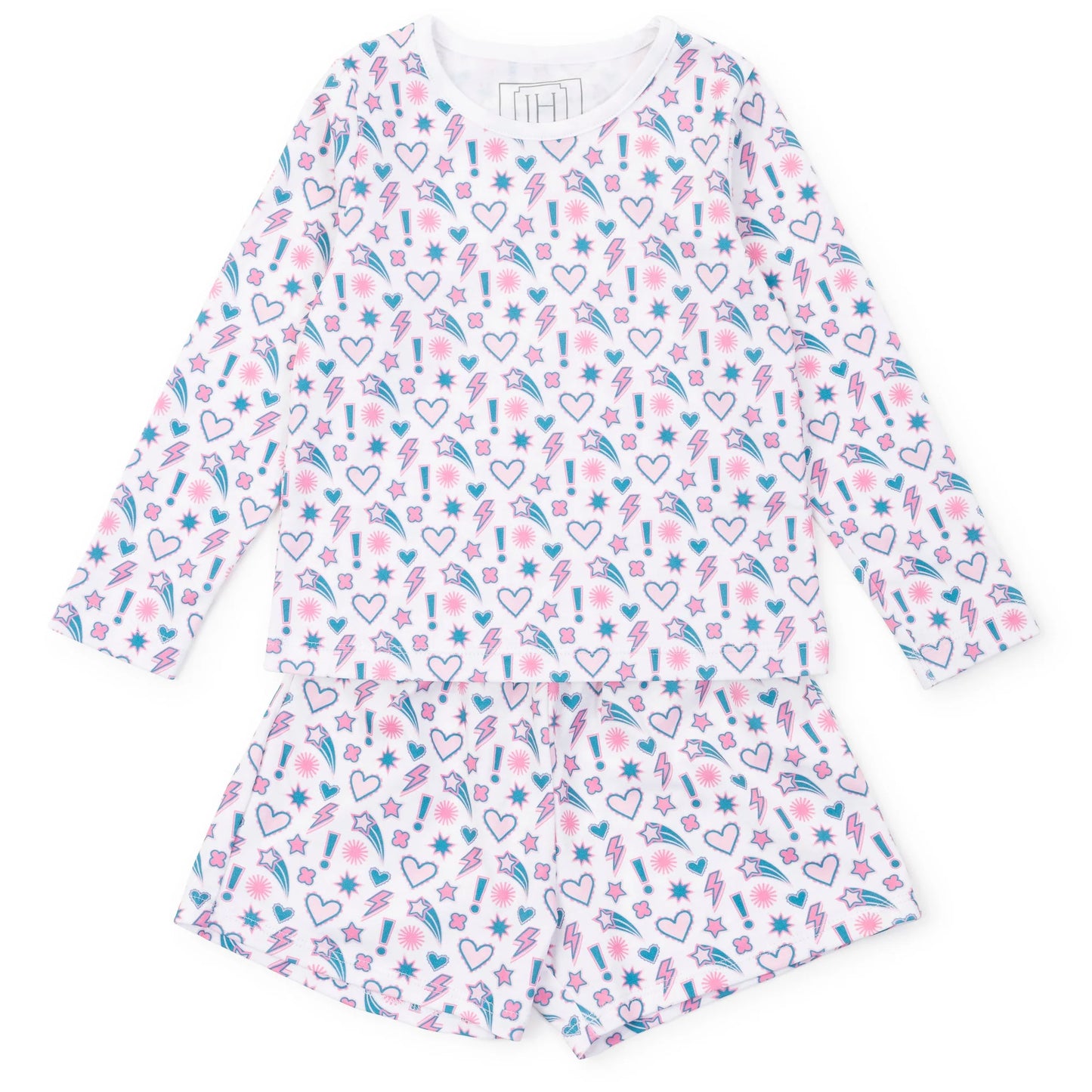 Lila and Hayes Sophie Girls' Short Set - Cosmic Crush
