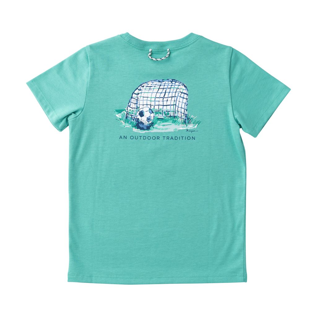 PRE ORDER PRODOH Kid's Kids' Short Sleeve Cotton T-shirt in Marine Green - Persnickety Shop