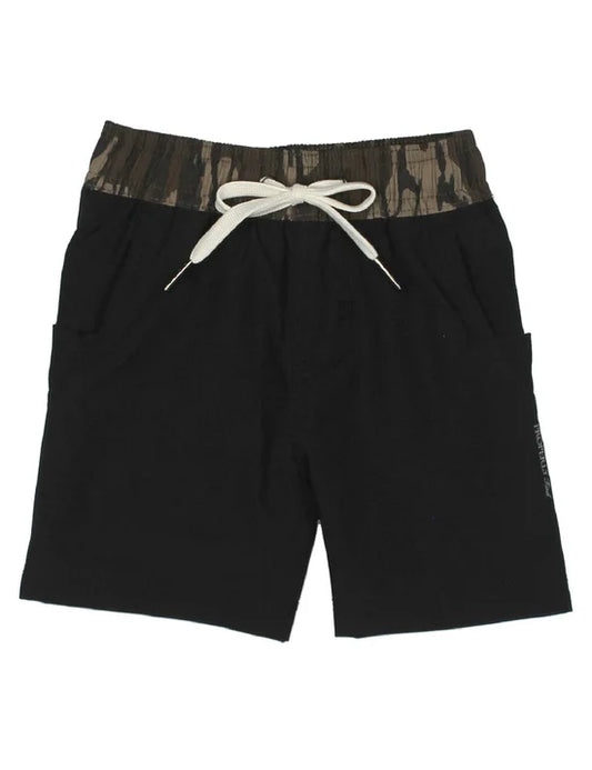 Properly Tied Boys Trail Short Mossy Oak Black