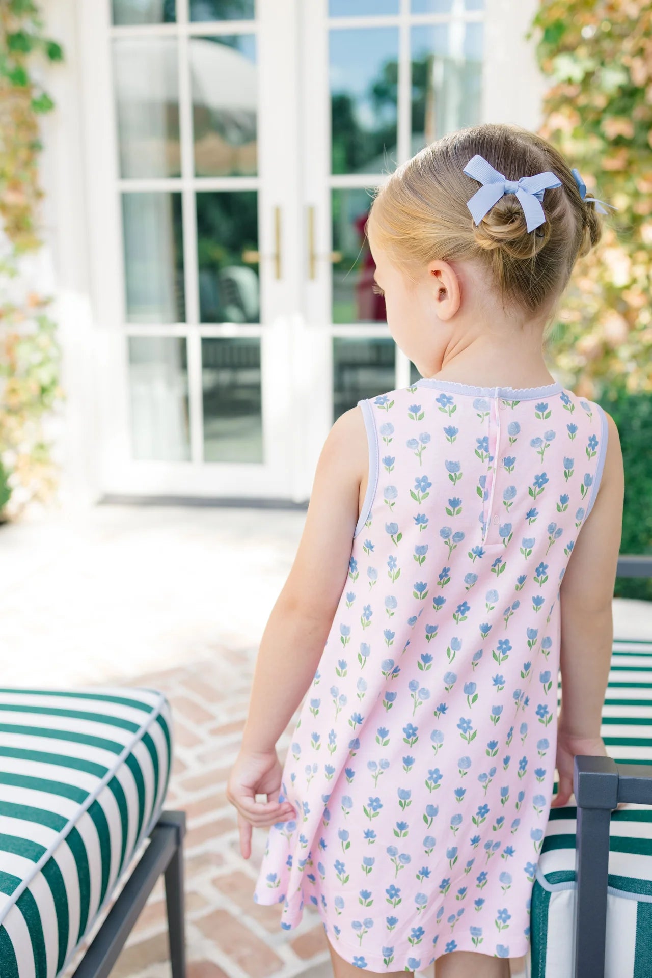 The Proper Peony Gardenia Sleeveless Dress
